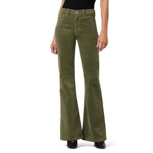 Joe's Jeans Brick Corduroy High-Rise Flare pants OLIVE SIZE 27 (4)/100%AUTHENTIC